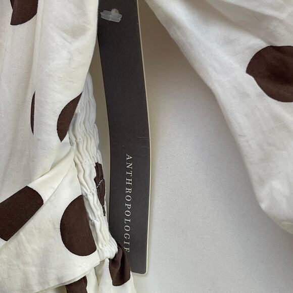 Anthropologie Eryn Polka Dot Mini Dress XXL Bessie Dot Faithfull The Brand NEW - Picture 5 of 9